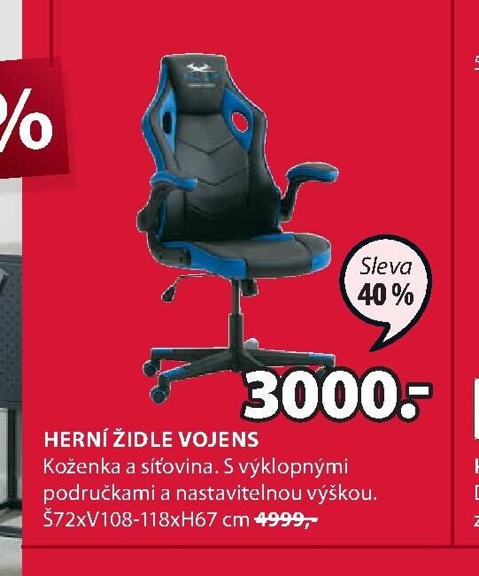 Herní židle Vojens