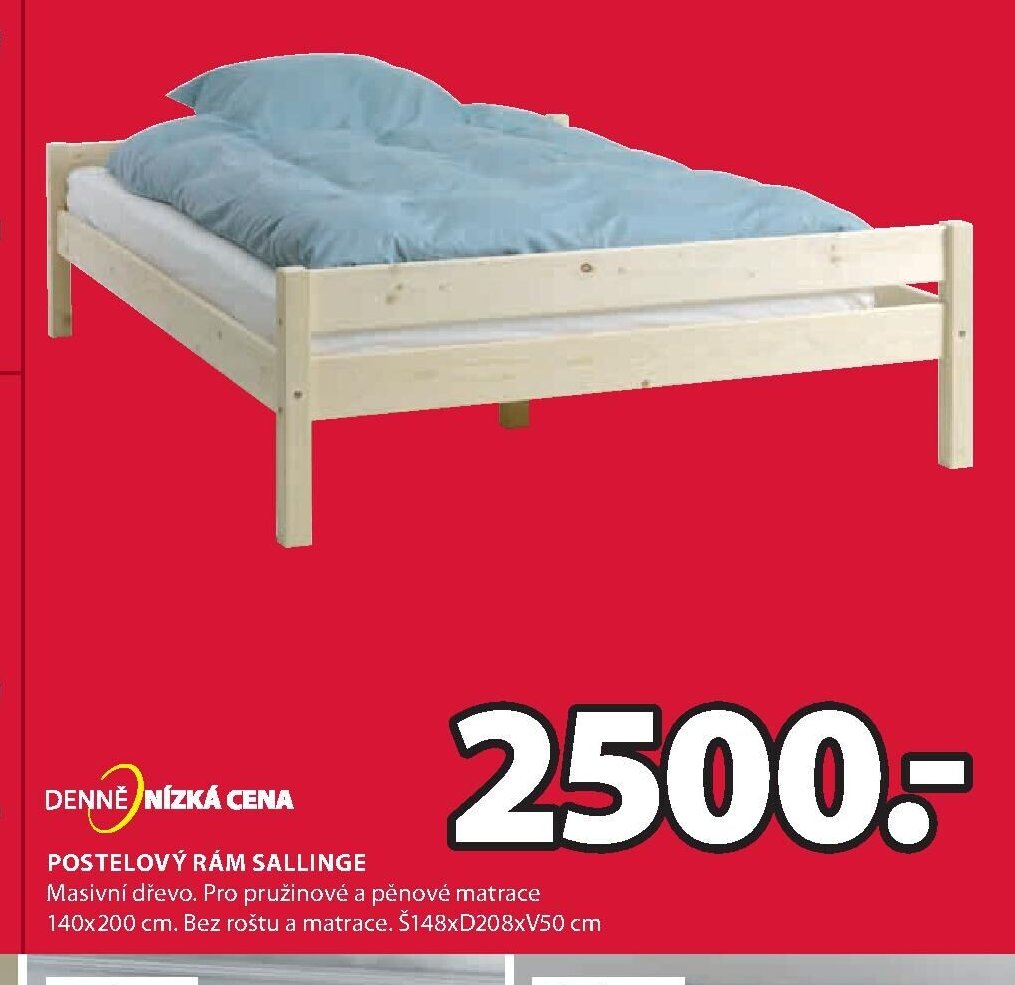 POSTELOVÝ RÁM SALLINGE