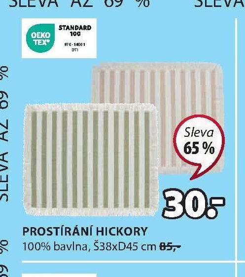 PROSTÍRÁNÍ HICKORY