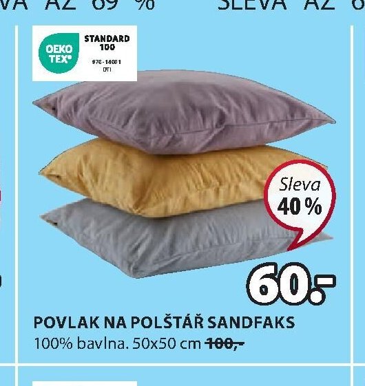 POVLAK NA POLŠTÁŘ SANDFAKS