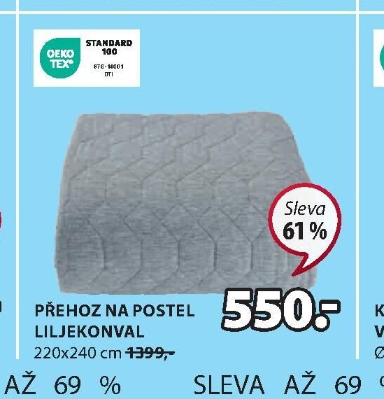 PŘEHOZ NA POSTEL LILJEKONVAL