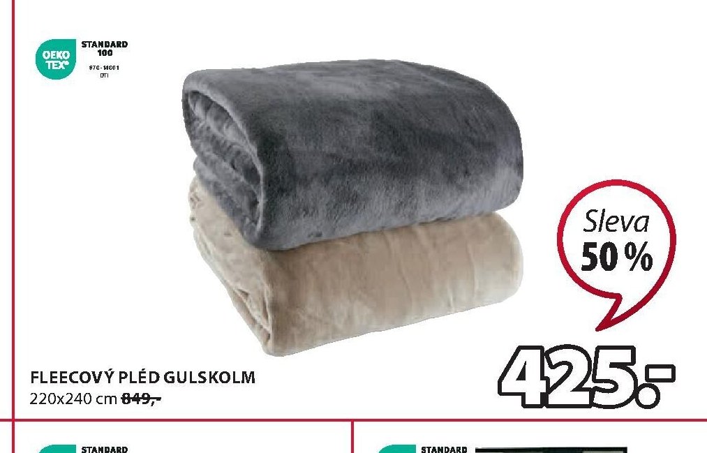 FLEECOVÝ PLÉD GULSKOLM