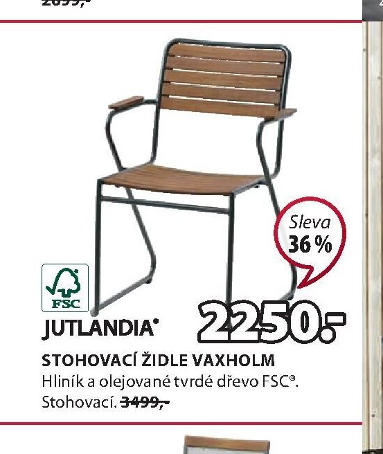 STOHOVACÍ ŽIDLE VAXHOLM