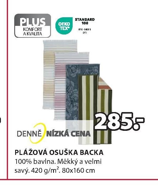 Plážová osuška BACKA