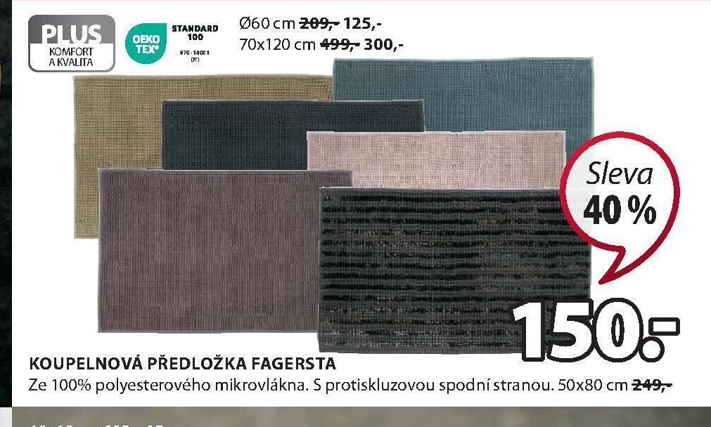 Koupelnová předložka FAGERSTA