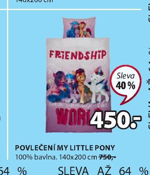 POVLEČENÍ MY LITTLE PONY