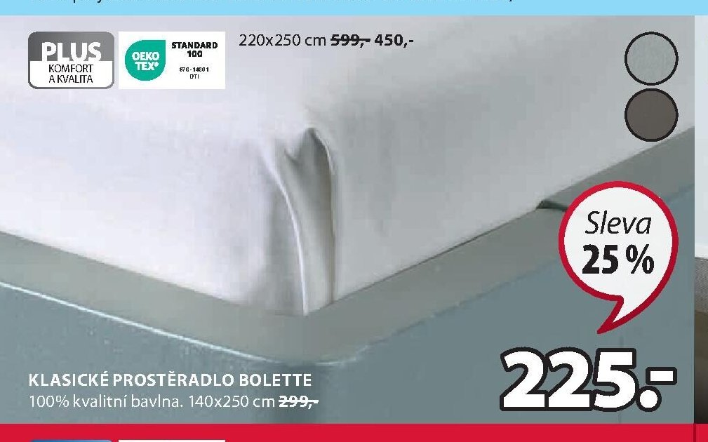 KLASICKÉ PROSTĚRADLO BOLETTE