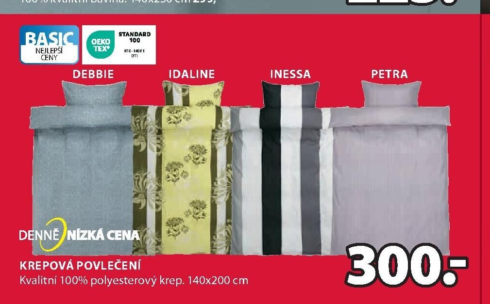 KREPOVÁ POVLEČENÍ