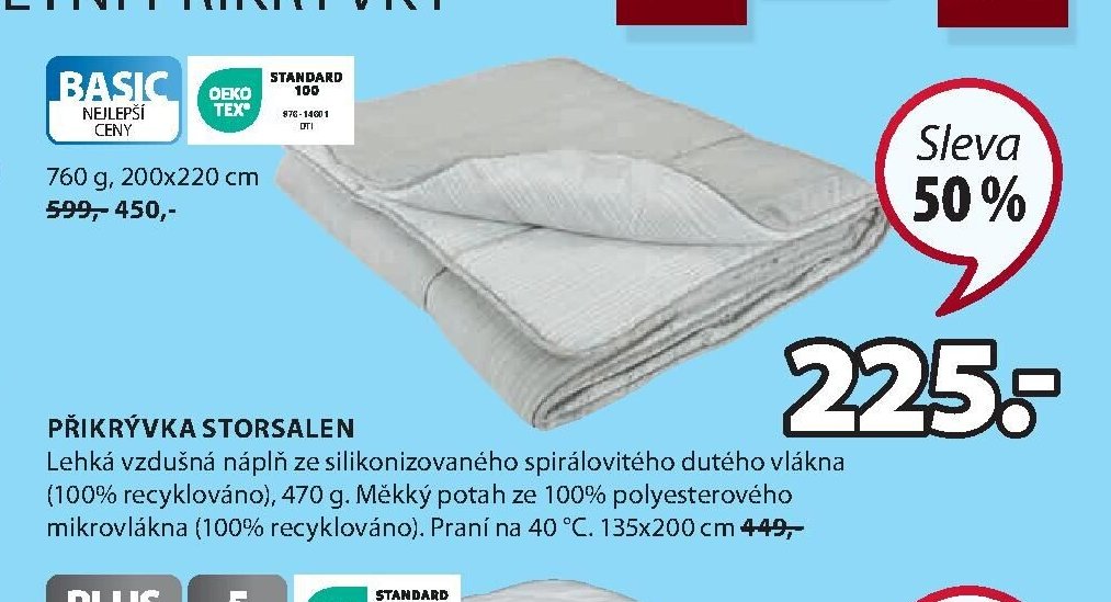 PŘIKRÝVKA STORSALEN