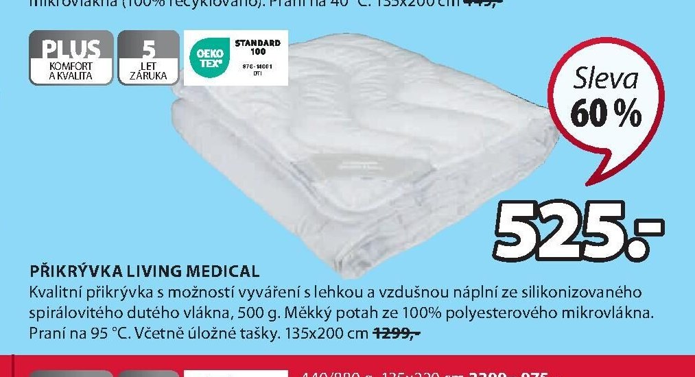 PŘIKRÝVKA LIVING MEDICAL