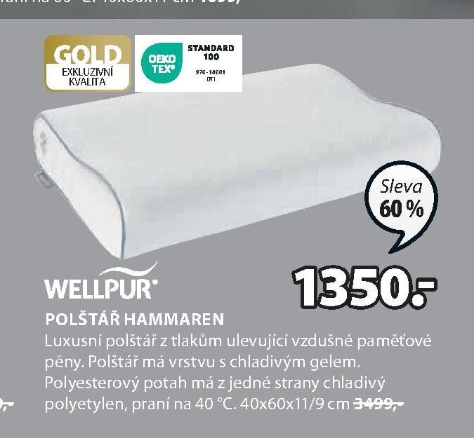 WELLPUR POLŠTÁŘ HAMMAREN