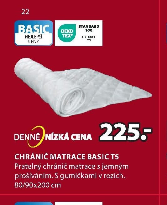 CHRÁNIČ MATRACE BASIC T5