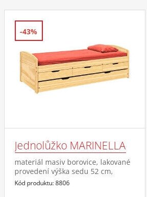Jednolůžko MARINELLA