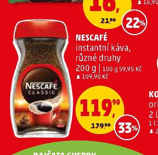 Nescafé instantní káva 200 g