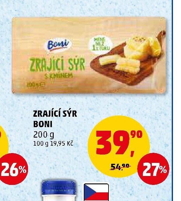 Zrající sýr Boni s kmínem