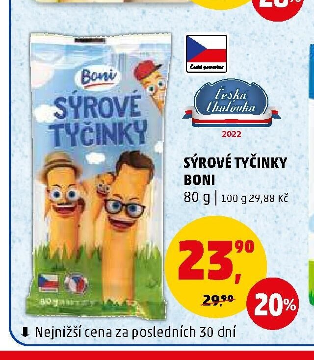 Sýrové tyčinky Boni