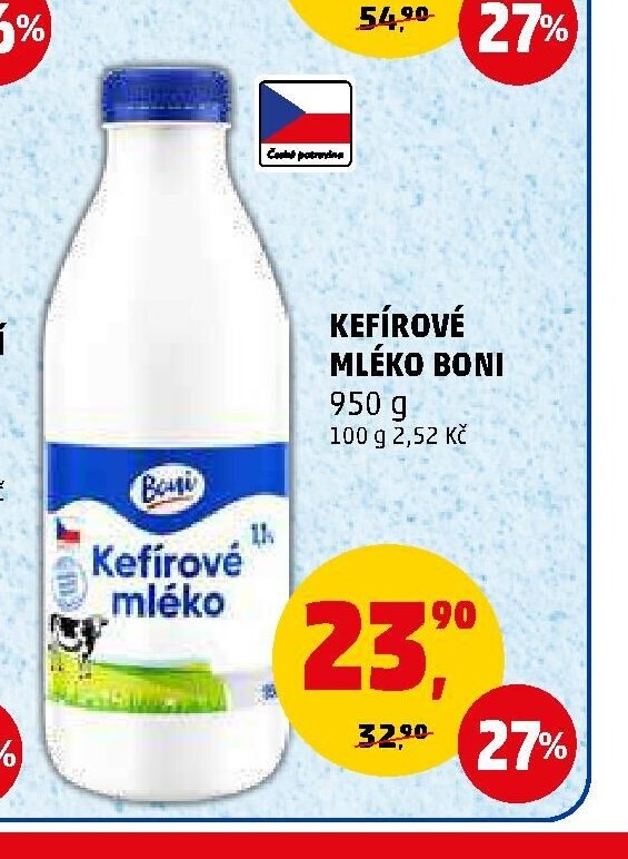Kefírové mléko Boni