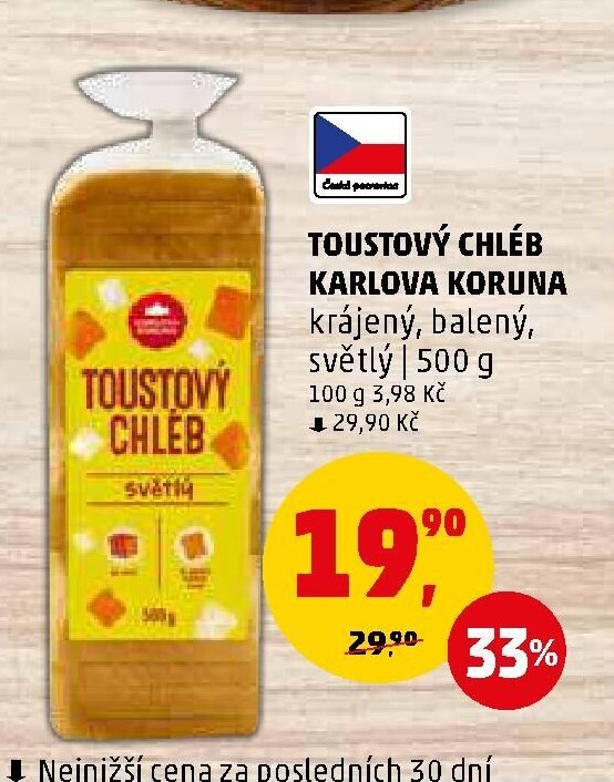 TOUSTOVÝ CHLÉB KARLOVA KORUNA