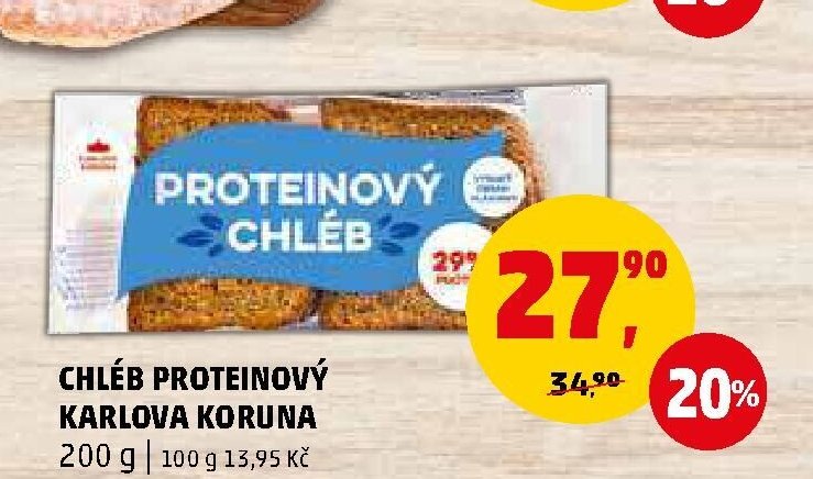 CHLÉB PROTEINOVÝ KARLOVA KORUNA