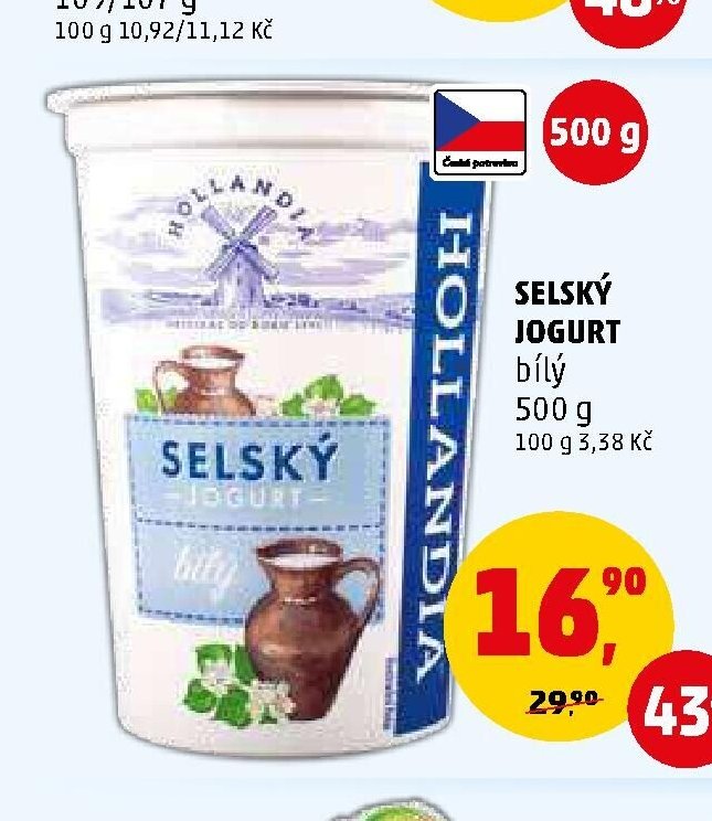 Selský jogurt Hollandia