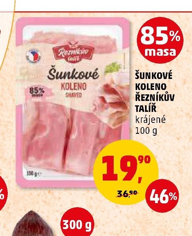 ŠUNKOVÉ KOLENO ŘEZNÍKŮV TALÍŘ krájené 100 g
