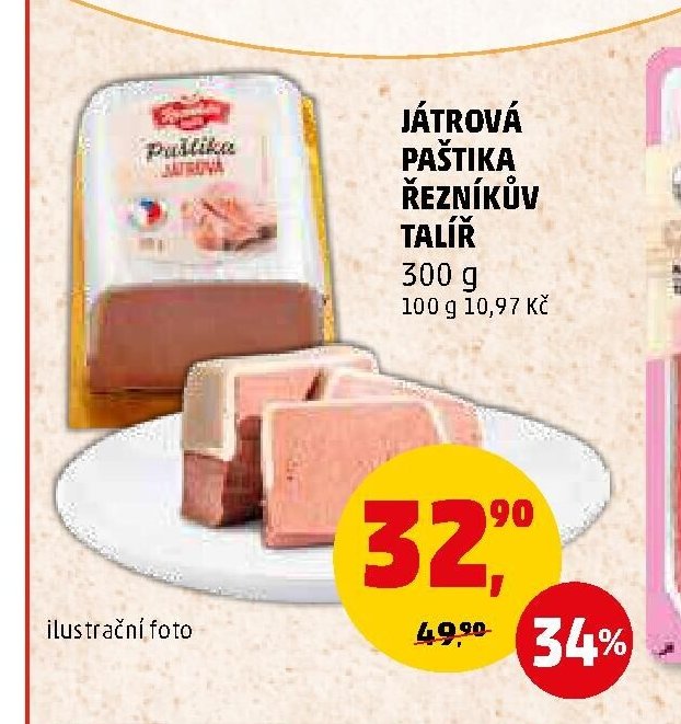 JÁTROVÁ PAŠTIKA ŘEZNÍKŮV TALÍŘ 300 g