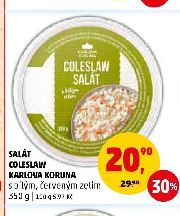 SALÁT COLESLAW KARLOVA KORUNA