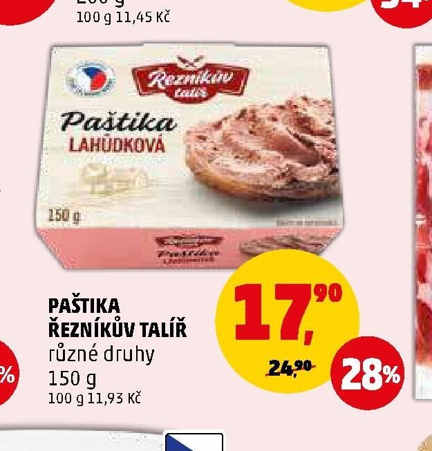 PAŠTIKA ŘEZNÍKŮV TALÍŘ