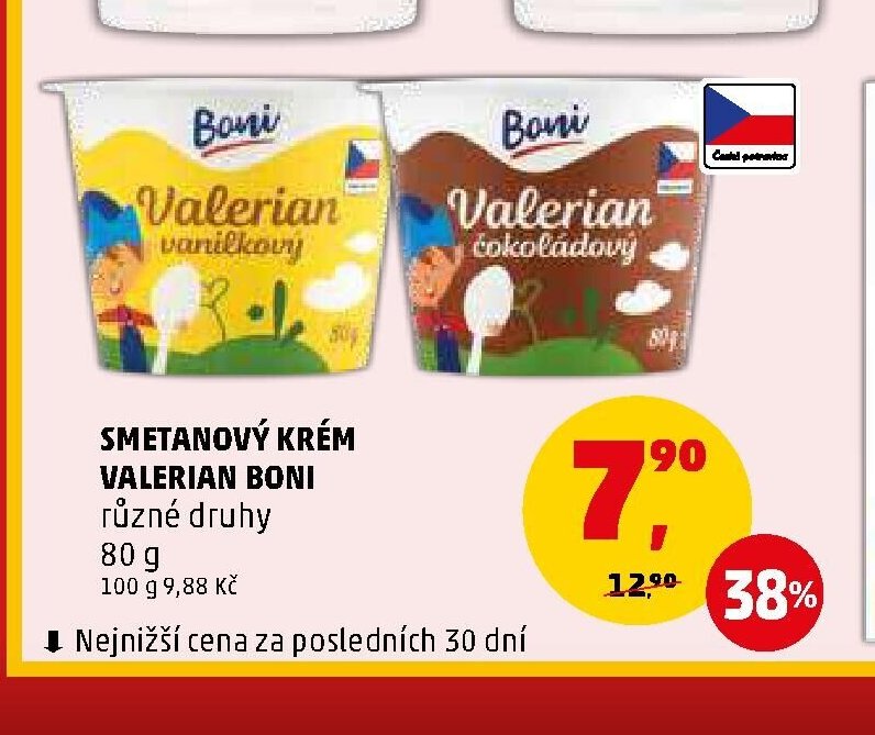 SMETANOVÝ KRÉM VALERIAN BONI