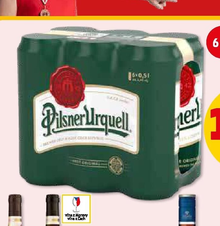 Pilsner Urquell světlý ležák 6x 0,5 l