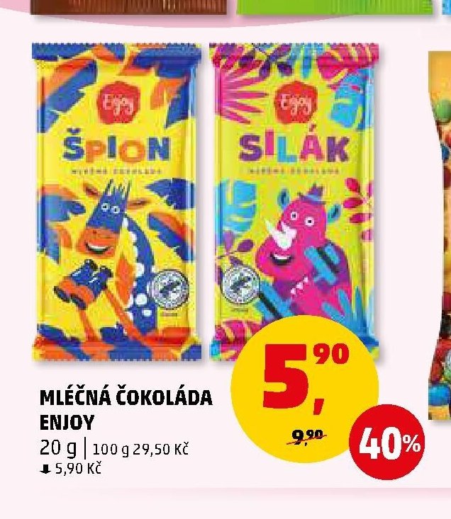 Mléčná čokoláda Enjoy