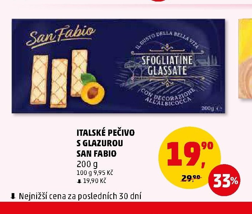 Italské pečivo s glazurou San Fabio
