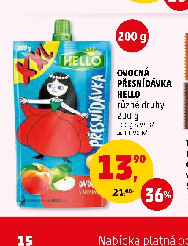 Ovocná přesnídávka Hello