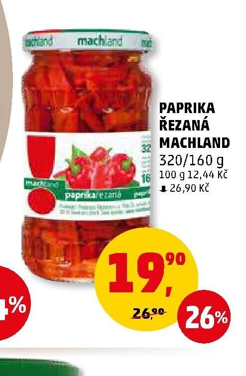 PAPRIKA ŘEZANÁ MACHLAND