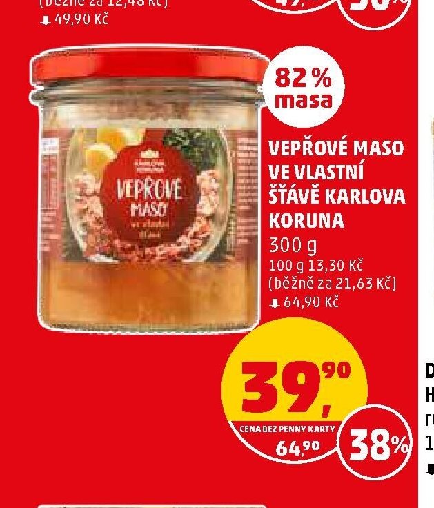VEPŘOVÉ MASO VE VLASTNÍ ŠŤÁVĚ KARLOVA KORUNA