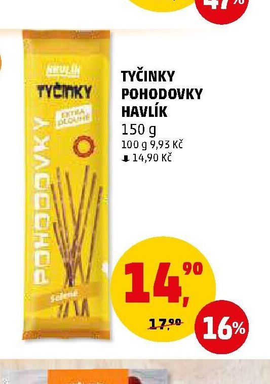Tyčinky Pohodovky Havlík