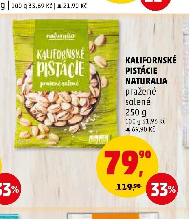 Kalifornské pistácie Naturalia