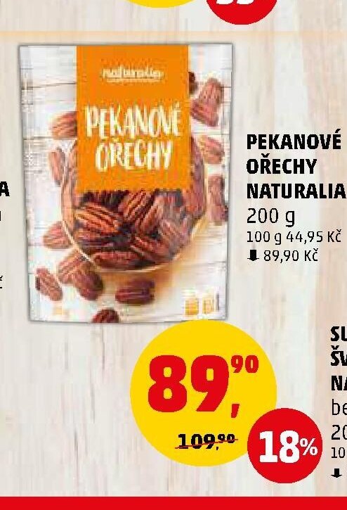 Pekanové ořechy Naturalia