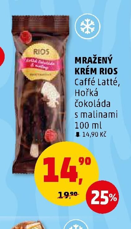 Mražený krém Rios Caffé Latté, Hořká čokoláda s malinami