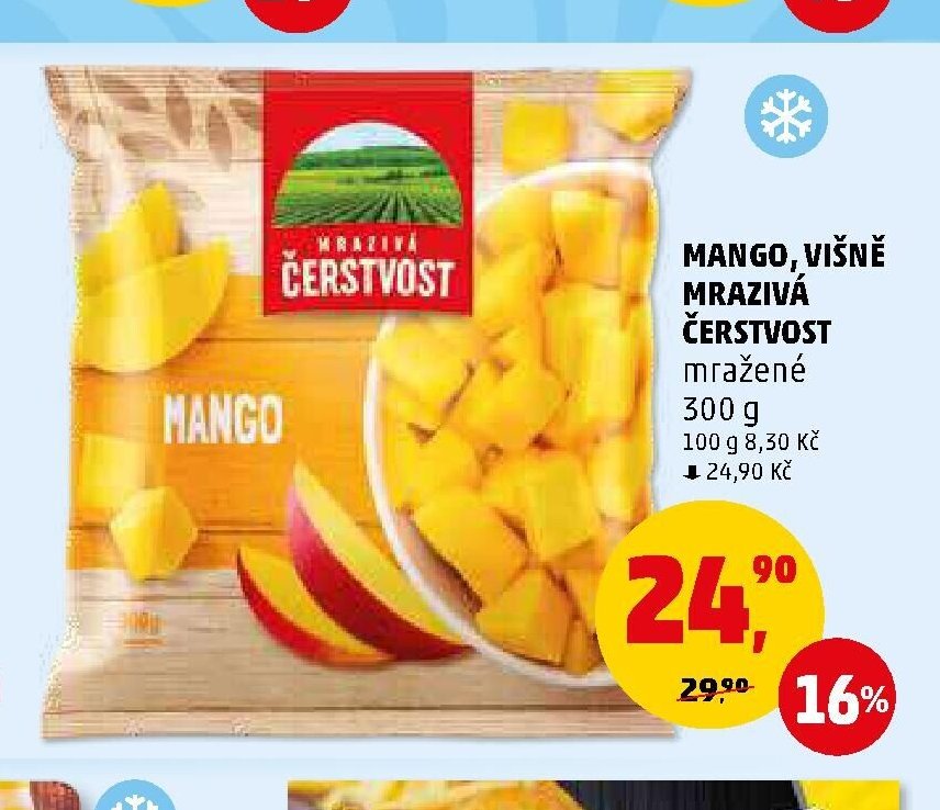 Mango, Višně mražená Čerstvost