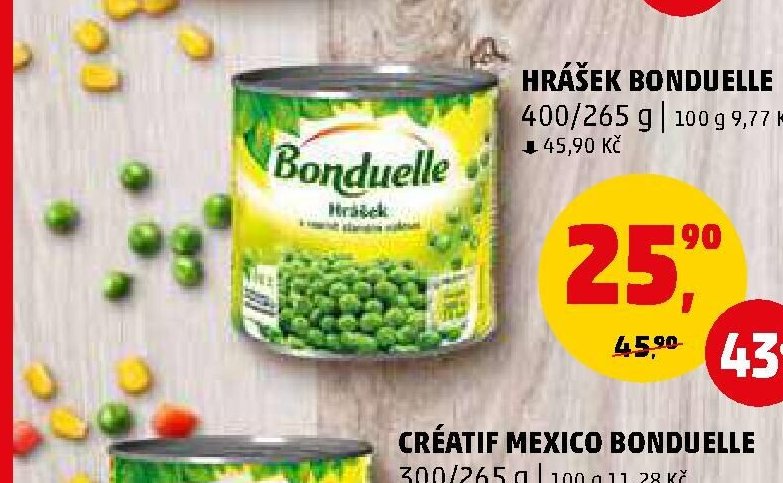 HRÁŠEK BONDUELLE