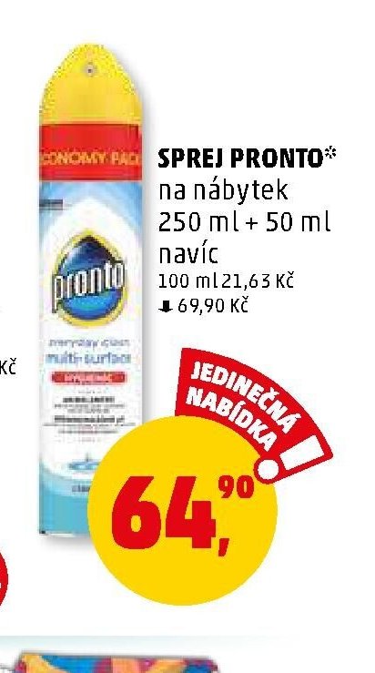Sprej Pronto na nábytek