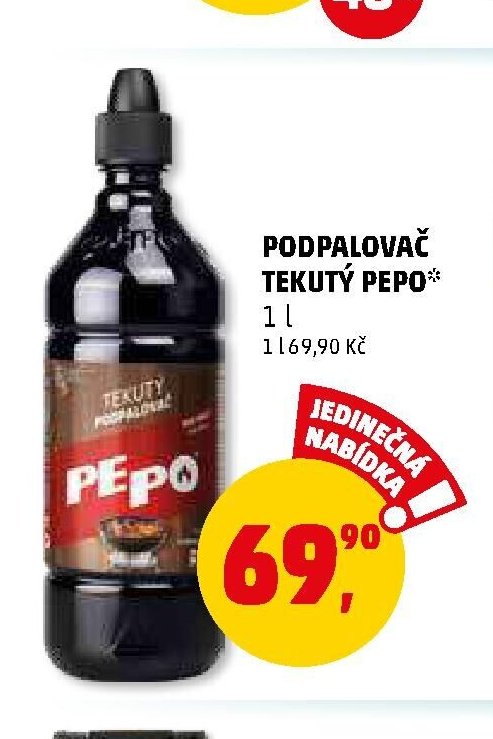 Podpalovač tekutý Pepo