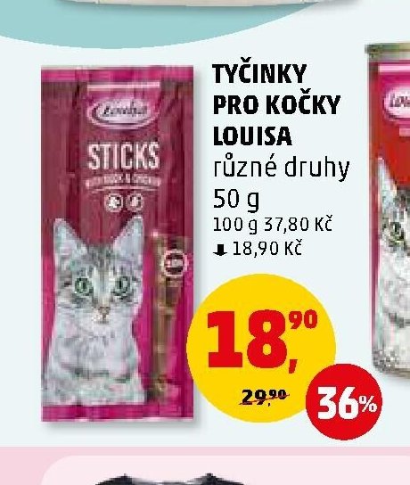 TYČINKY PRO KOČKY LOUISA