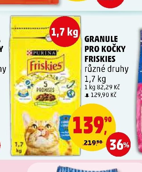 GRANULE PRO KOČKY FRISKIES