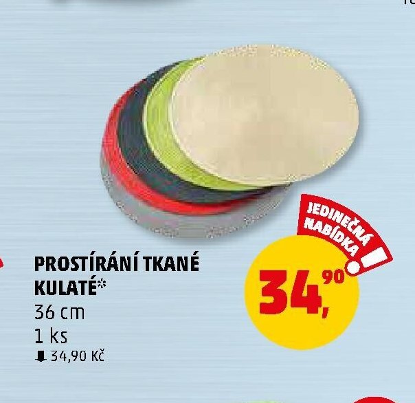 PROSTÍRÁNÍ TKANÉ KULATÉ