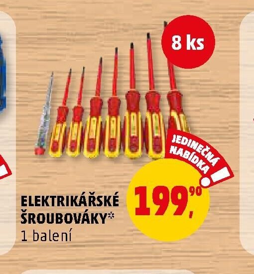 ELEKTRIKÁŘSKÉ ŠROUBOVÁKY