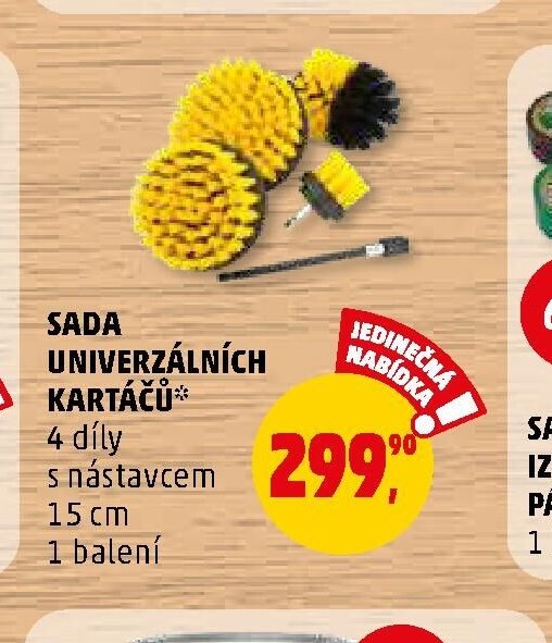 SADA UNIVERZÁLNÍCH KARTÁČŮ