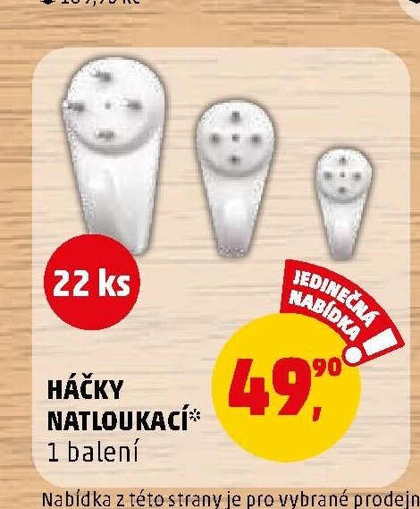 HÁČKY NATLOUKACÍ