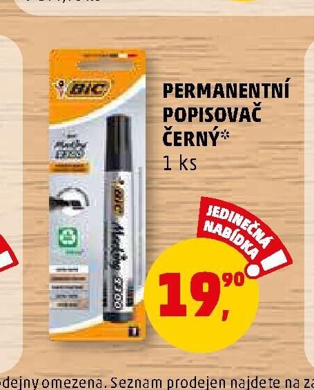 PERMANENTNÍ PISOVAČ ČERNÝ